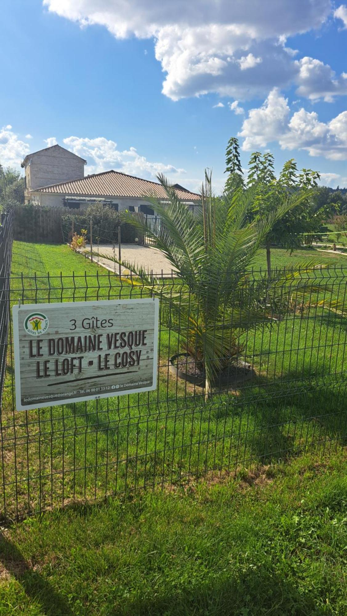 Вилла Le Domaine Vesque Saint-Pierre-de-Clairac Экстерьер фото