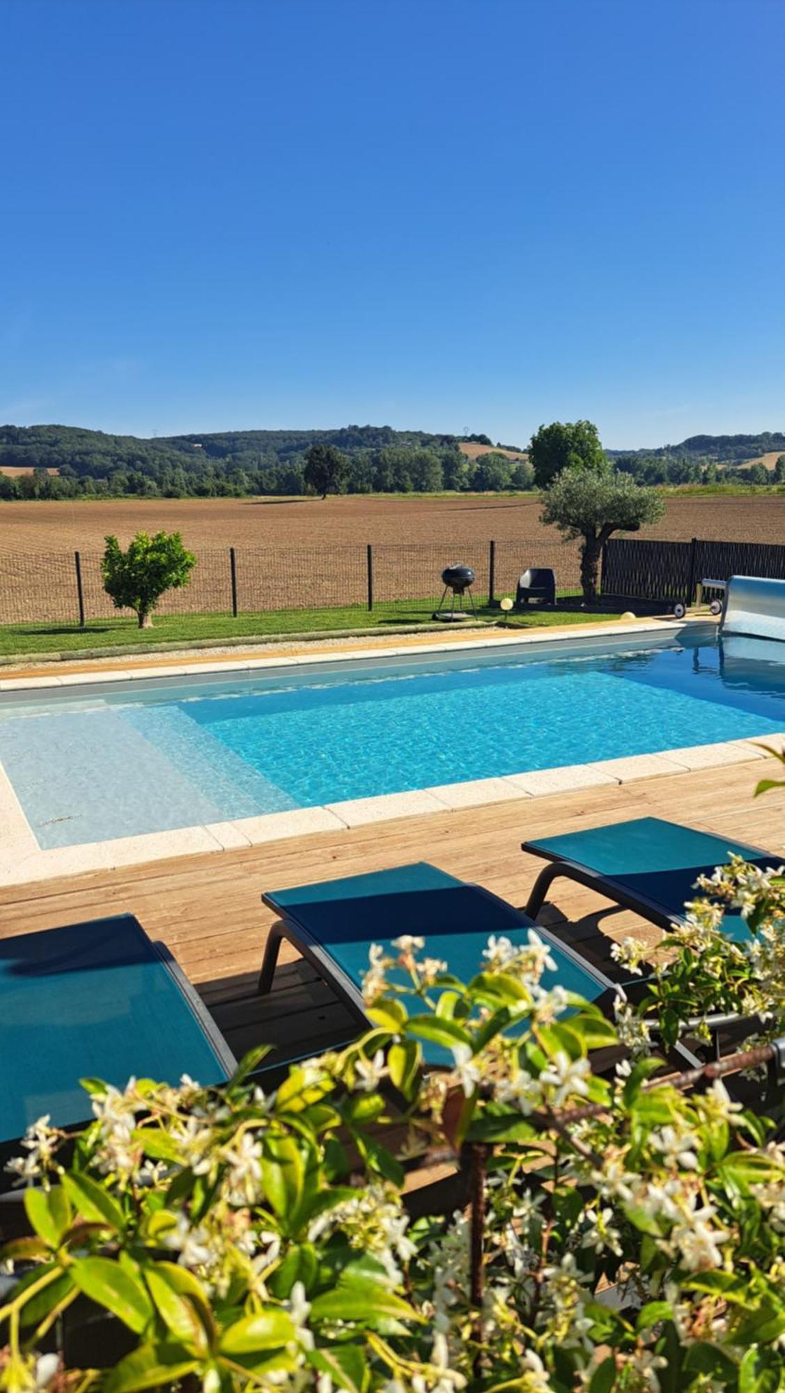 Вилла Le Domaine Vesque Saint-Pierre-de-Clairac Экстерьер фото